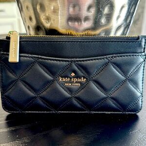 Kate Spade Black Credit Card Wallet excellent